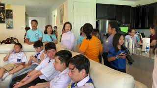 Đại Đạo Thanh niên Hội HN viếng HĐ Florida (1)