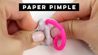 How to make viral paper pimples! The easiest fidget DIY