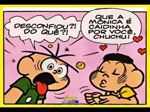 Mônica e Cebolinha - A cartinha de amor da Mônica - gibis Quadrinhos Turma da Mônica