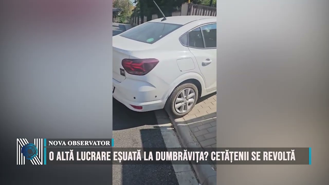 O altă lucrare eșuată la Dumbrăvița? Cetățenii se revoltă