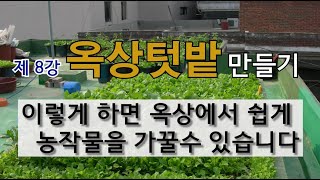 제 8강 옥상 텃밭 만들기 이렇게 하면 옥상에서 쉽게 농작물을 가꿀 수 있습니다. #옥상 텃밭 만들기 #옥상…