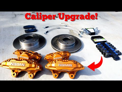 How To Install A Big Brake Kit On Your Vehicle! Infiniti G20 Big Brake Upgrade!