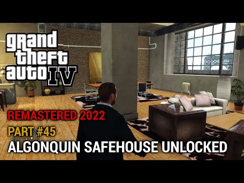 GTA 4 Remastered 2022 Part 45 - Algonquin Safehouse Unlocked