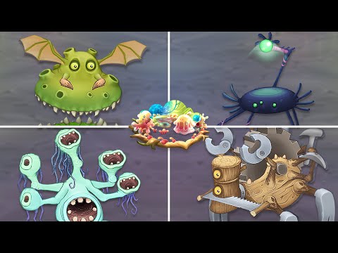 Ethereal Workshop Wave 4 - All Monster Sounds & Animations (My Singing Monsters)