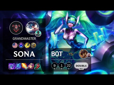 Sona Bot vs Ziggs - NA Grandmaster Patch 11.15
