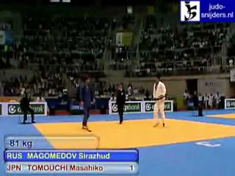 Judo 2009 Rio de Janeiro: Magomedov (RUS) - Tomouchi (JPN) [-81kg].