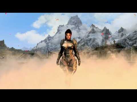 Skyrim Mods - 3TD  Fallen  Angel Armor  -CBBE 3BA- BHUNP