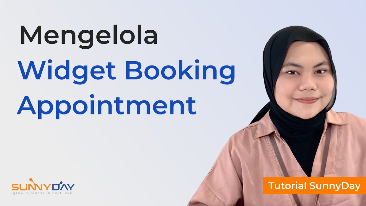 Mengelola Widget Booking Appointment di CRM SunnyDay