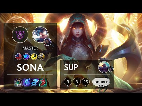 Sona Support vs Braum - NA Master Patch 11.7