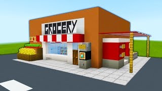Minecraft Tutorial: How To Make A Grocery Store  2