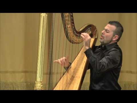 Davide Burani - Étude de concert in mi bemolle minore per arpa op 193 - Félix Godefroid