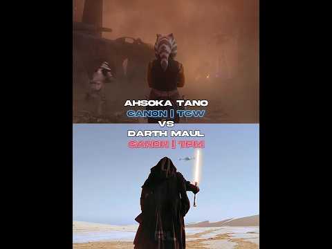 Ahsoka Tano vs Darth Maul | #starwars #shorts