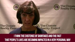 Climate Reality Project: Maggie Fox on Water Shortages