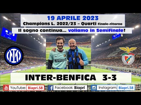 19.4.2023 INTER-BENFICA 3-3 **IL SOGNO CONTINUA... VOLIAMO IN SEMIFINALE!!** (Video Biapri)