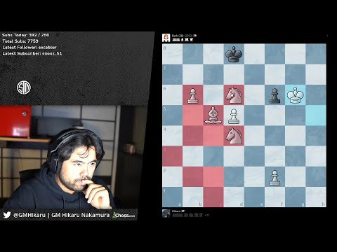 Hikaru Pre-moves 20 Moves Ahead to Beat Beth Harmon