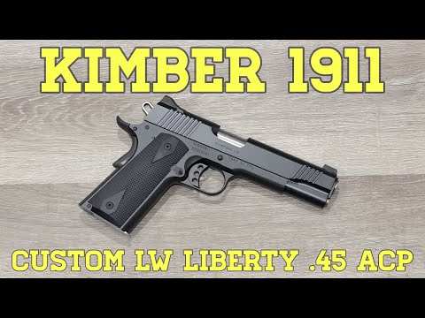 Unboxing the Kimber Custom LW Liberty .45 ACP