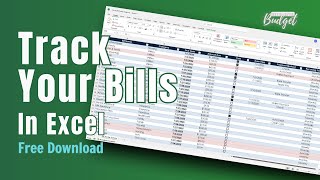 Create a Bill Payment Tracker in Excel – Free Download Inside!