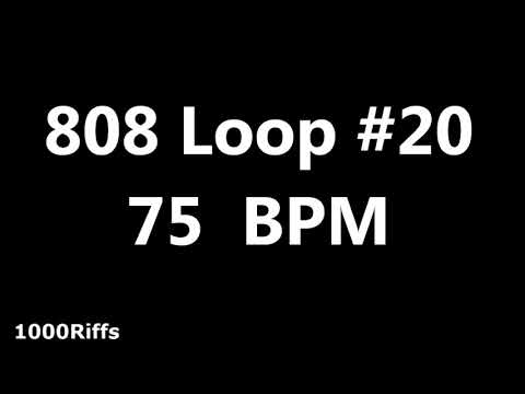 808 Loop Beat # 20 : 75 BPM : Beats Per Minute
