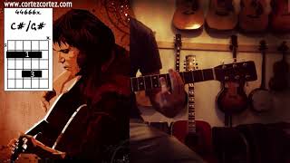 How To Play &quot;MIDNIGHT ON THE BAY&quot; by Neil Young | Acoustic Guitar Tutorial on a CG Winner W-770