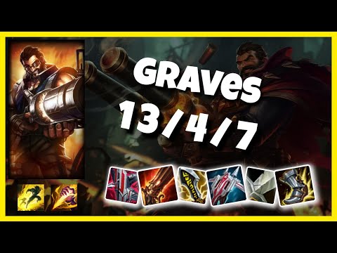 Graves vs Nunu & Willump TURKISH Challenger JUNGLE (13/4/7) - v11.5