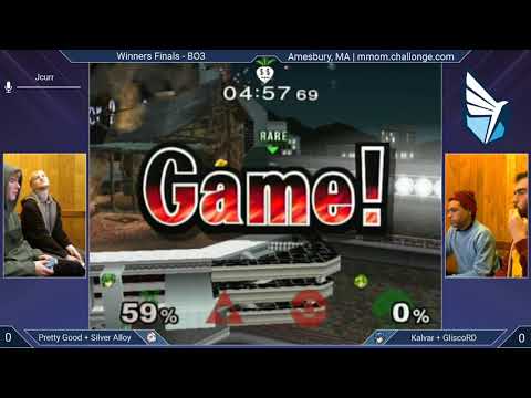 MMOM145 SSBM - Pretty Good/Silver (Red) vs. Kalvar/GliscorRD (Green) - Melee Doubles WF