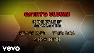 Reba McEntire - Cathy's Clown (Karaoke)