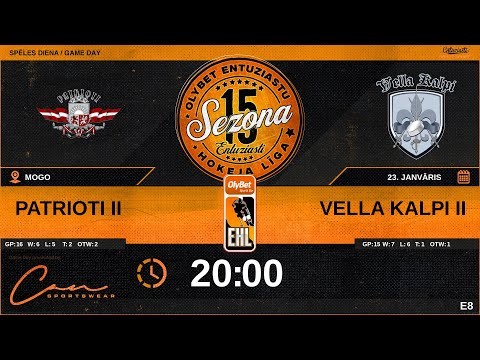 🎧🎤2026 01 23 | PATRIOTI II (PT2) - VELLA KALPI II (VKL) | E8