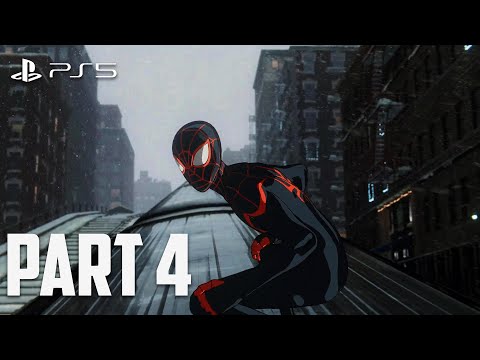 SPIDER-MAN MILES MORALES PS5 Walkthrough Gameplay Part 4! 4K 60FPS GAMEPLAY ON PLAYSTATION 5!