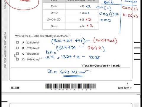 IAL EDEXCEL SECTION A CHEM UNIT 2 JAN 2022