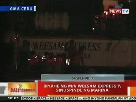 BT: Visita do M/V Weesam Express 7, direção de MARINA