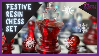 Magnetic resin Chess or Drafts made EASILY