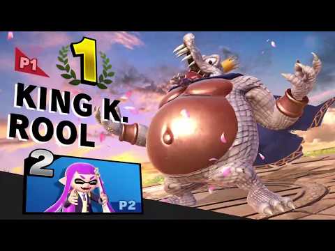 King K Rool v Inkling 3 Stock Comeback