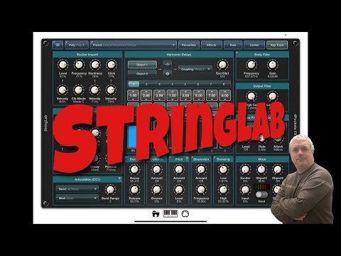 4Pockets StringLab Physical String Modelling Synth - Demo