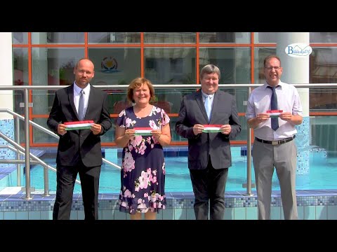 Fedett Élményfürdő átadása a Bogácsi Gyógy-és Strandfürdőben (2021)