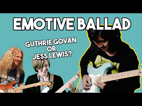 Guthrie Govan - Emotive Ballad (cover)