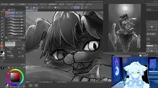 お絵かき　作業配信やるよ　初見さん歓迎