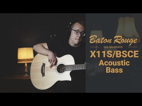 Демонстрация звучания электроакустической бас-гитары Baton Rouge X11S/BSCE
