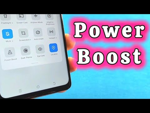 how enable power boost for Tecno Spark phone
