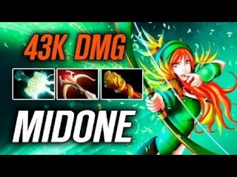 MidOne • Windranger • 43K DMG — Pro MMR Gameplay Dota 2