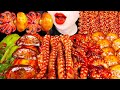 ASMR SPICY SEAFOOD 매운 낙지 해물찜 먹방 OCTOPUS ENOKI MUSHROOM 직접 만든 매콤한 해