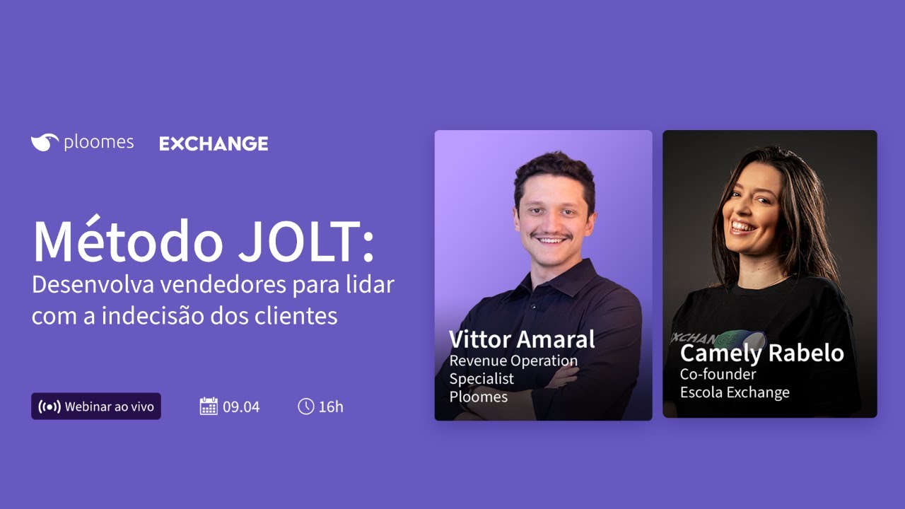 Webinar | Método JOLT: Desenvolva vendedores para lidar com a indecisão dos clientes