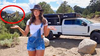 You Won’t Believe What I Found in this Abandoned Gold Mine! Truck Camping in a Ford F350