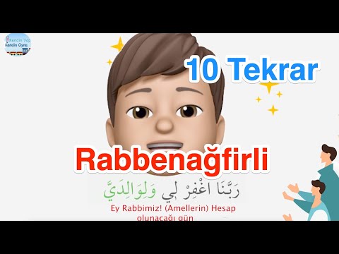 Nurettin'le Rabbenağfirli Duası / 10 Tekrar / Ezber Dualar