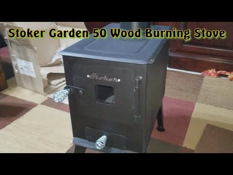 Stoker Garden 50 Wood Burning Stove Heater unboxing and assembly - made in Russia