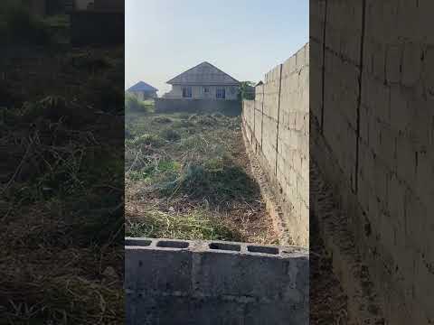 Half plot of land in agodo last bustop side