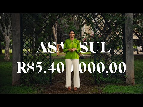 APARTAMENTO DE R$5.400.000,00 NA ASA SUL – SQS 312 | 339m² DE PURA ELEGÂNCIA