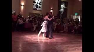 Andres "El Bichy" Laza Moreno y Luciana Arregui @ salon Canning, Pugliese con Morán "El abrojito"