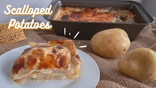 Easy Cheesy & Creamy Scalloped Potatoes | How To Make Potato Au Gratin | Batata Gratinada Cremosa