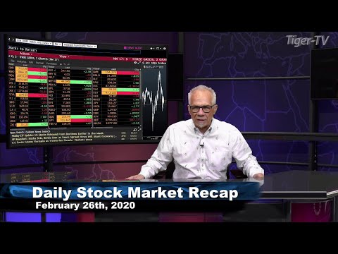 February 26th, Daily Stock Market Recap with Tom O'Brien - 2020