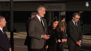 Palabras del Rey en la visita a los heridos en el accidente ferroviario de Urda